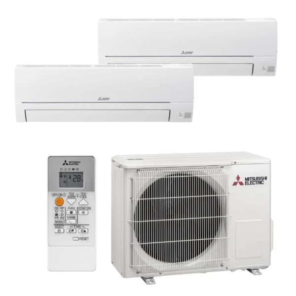 Mitsubishi Electric MXZ50-2HA50VFK Airco Multi-Split 2x 3,5 kW met Wi-Fi