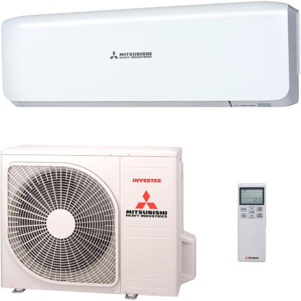 Mitsubishi Heavy Industries Single Split Set SRK25ZS-W 2,5 kW. Wit, incl. Infrarood bediening. - Afbeelding 5
